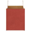 vidaXL Sacs en papier 50 pcs avec poign&eacute;es rouge 32x22x24 cm