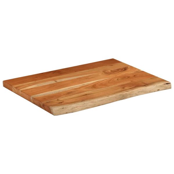 vidaXL Comptoir de salle de bain 80x60x3,8 cm rectangulaire acacia