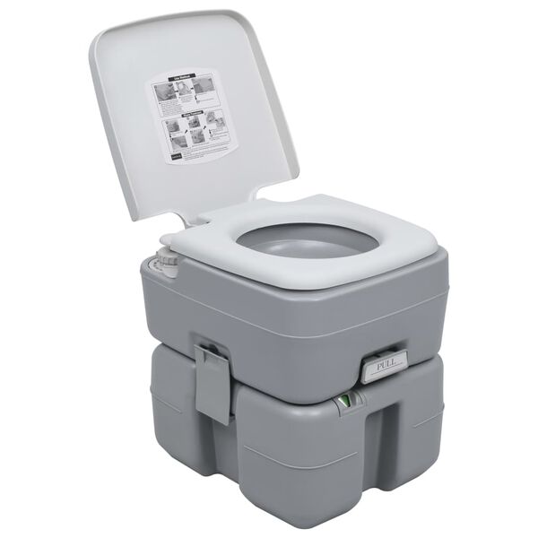 vidaXL Ensemble de toilette support de lavage des mains r&eacute;servoir eau