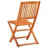 vidaXL Chaises de jardin pliables lot de 8 Bois d'eucalyptus massif