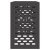vidaXL Housse de climatiseur Noir 110 x 50 x 80 cm Acier