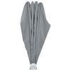 vidaXL Auvent lat&eacute;ral pliable de terrasse Gris 160 cm