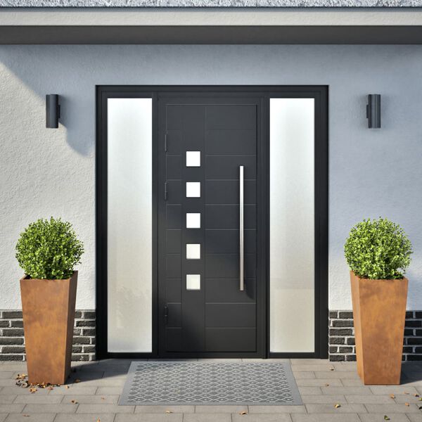 vidaXL Jardini&egrave;res 2 pcs 35x35x75 cm acier r&eacute;sistant aux intemp&eacute;ries