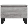 vidaXL Tables basses 2 pcs sonoma gris 50x46x35 cm bois d'ing&eacute;nierie