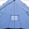 vidaXL Tente pour 4 personnes Bleu