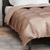 vidaXL Duvet d'hiver Dor&eacute; 200 x 140 cm Satin et Microfibre