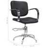 vidaXL Unit&eacute; de rin&ccedil;age de shampoing avec chaise de salon Similicuir