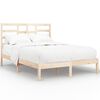 vidaXL Cadre de lit sans matelas bois massif 120x190 cm