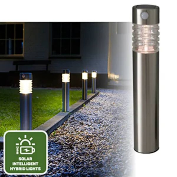 Luxform Lampe de jardin LED solaire intelligente hybride Arizona PIR
