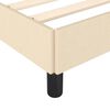 vidaXL Cadre de lit sans matelas cr&egrave;me 80x200 cm tissu