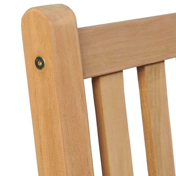 vidaXL Chaises de jardin lot de 2 avec coussins bleu royal Teck massif
