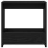 vidaXL Table d'appoint Ch&ecirc;ne noir 50 x 26 x 50 cm Bois d'ing&eacute;nierie