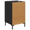 vidaXL Cabinet de chevet Ch&ecirc;ne noir 40 x 40 x 66 cm Bois d'ing&eacute;nierie