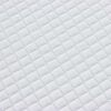 vidaXL Surmatelas Blanc 90 x 190 cm Tissu Jacquard