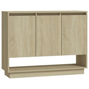 vidaXL Buffet Ch&ecirc;ne sonoma 97x31x75 cm Bois d'ing&eacute;nierie