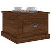 vidaXL Table basse Ch&ecirc;ne marron 50x50x35 cm Bois d'ing&eacute;nierie