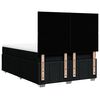 vidaXL Sommier &agrave; lattes de lit avec matelas Noir 160x200 cm Tissu