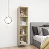 vidaXL Armoire murale Ch&ecirc;ne Sonoma 37x37x37 cm Bois d&rsquo;ing&eacute;nierie