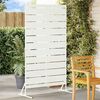 vidaXL &Eacute;cran de confidentialit&eacute; Blanc 100 x 50 x 180 cm Acier