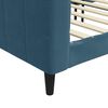 vidaXL Lit de repos sans matelas bleu 100x200 cm velours