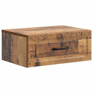 vidaXL Cabinet de chevet mural Bois ancien 49 x 34,5 x 20 cm