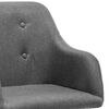 vidaXL Chaises pivotantes &agrave; manger lot de 2 gris clair tissu
