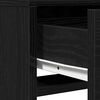 vidaXL Table de Toilette Ch&ecirc;ne noir 50 x 41 x 140 cm Bois d'ing&eacute;nierie