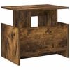 vidaXL Meuble TV Ch&ecirc;ne fum&eacute; 50 x 35 x 45 cm Bois d'ing&eacute;nierie