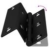vidaXL Charni&egrave;re 2 pcs Noir 38 x 17 x 60 mm Fer