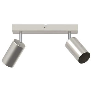 vidaXL Spot de plafond Nickel 26 x 6 x 16 cm m&eacute;tal