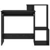 vidaXL Bureau Ch&ecirc;ne noir 106 x 41 x 88.5 cm Bois d'ing&eacute;nierie