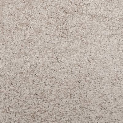 vidaXL Tapis shaggy PAMPLONA poils longs moderne beige 160x160 cm