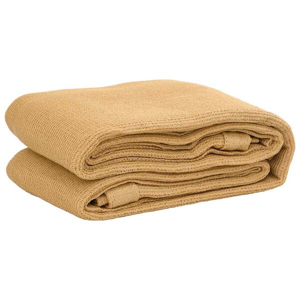 vidaXL Tapis de tente sable 250x500 cm PEHD