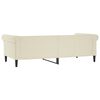 vidaXL Lit de jour sans matelas cr&egrave;me 80x200 cm similicuir