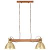 vidaXL Lampe suspendue industrielle 25 W Laiton 109 cm E27