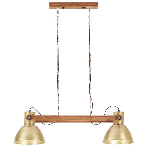 vidaXL Lampe suspendue industrielle 25 W Laiton 109 cm E27