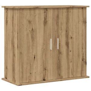 vidaXL Support d'aquarium Ch&ecirc;ne artisanal 81x36x73 cm Bois d'ing&eacute;nierie