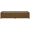 vidaXL Lit de jour sans matelas marron miel 90x190 cm bois pin massif