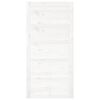 vidaXL Porte de grange Blanc 100x1,8x204,5 cm Bois massif de pin