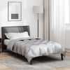 vidaXL Duvet d'hiver Argent&eacute; 220 x 140 cm Satin et Microfibre