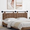 vidaXL T&ecirc;te de lit suspendue Montage mural Simili cuir