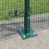 vidaXL Poteau de cl&ocirc;ture. Vert 100 x 0,8 m (16 x 16 mm maille)