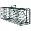 vidaXL Pi&egrave;ge &agrave; animaux Vert 61 x 20 x 21,5 cm Acier