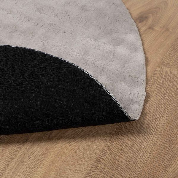 vidaXL Tapis de surface Rond HUARTE Sable &Oslash; 160 CM Polyester