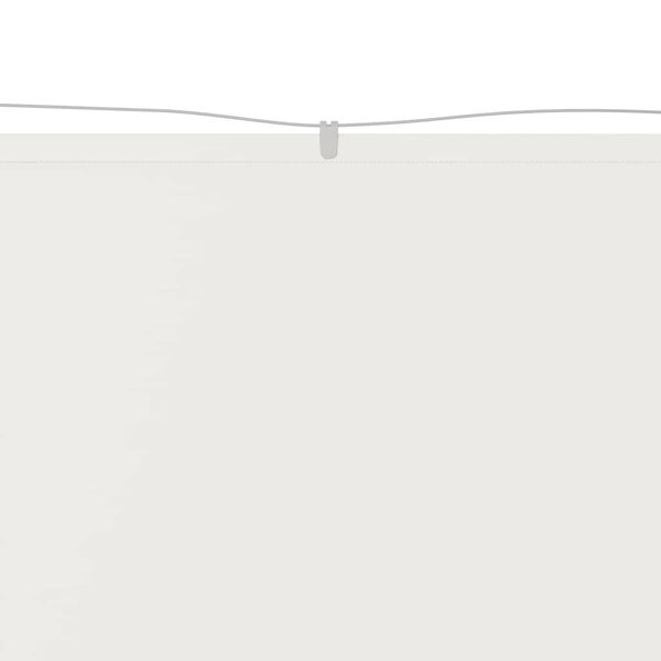 vidaXL Auvent vertical Blanc 60x1200 cm Tissu oxford