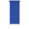 vidaXL Store roulant d'ext&eacute;rieur 65&nbsp;(l) x 140&nbsp;(H) cm HDPE bleu
