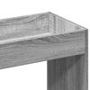 vidaXL Buffet haut sonoma gris 92x33x140 cm bois d'ing&eacute;nierie