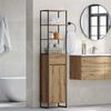 vidaXL Cabinet de salle de bain Ch&ecirc;ne artisan 40 x 30 x 180 cm