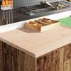 vidaXL Armoires de garage 6 pcs vieux bois bois d'ingénierie