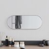 vidaXL Miroir mural Argent&eacute; 50x20 cm Ovale